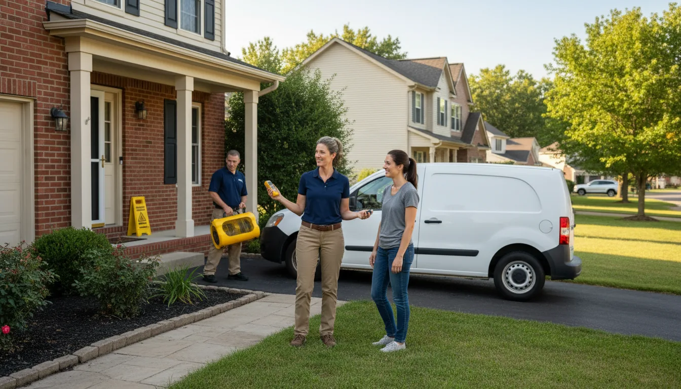 Residential water damage restoration in Nebraska